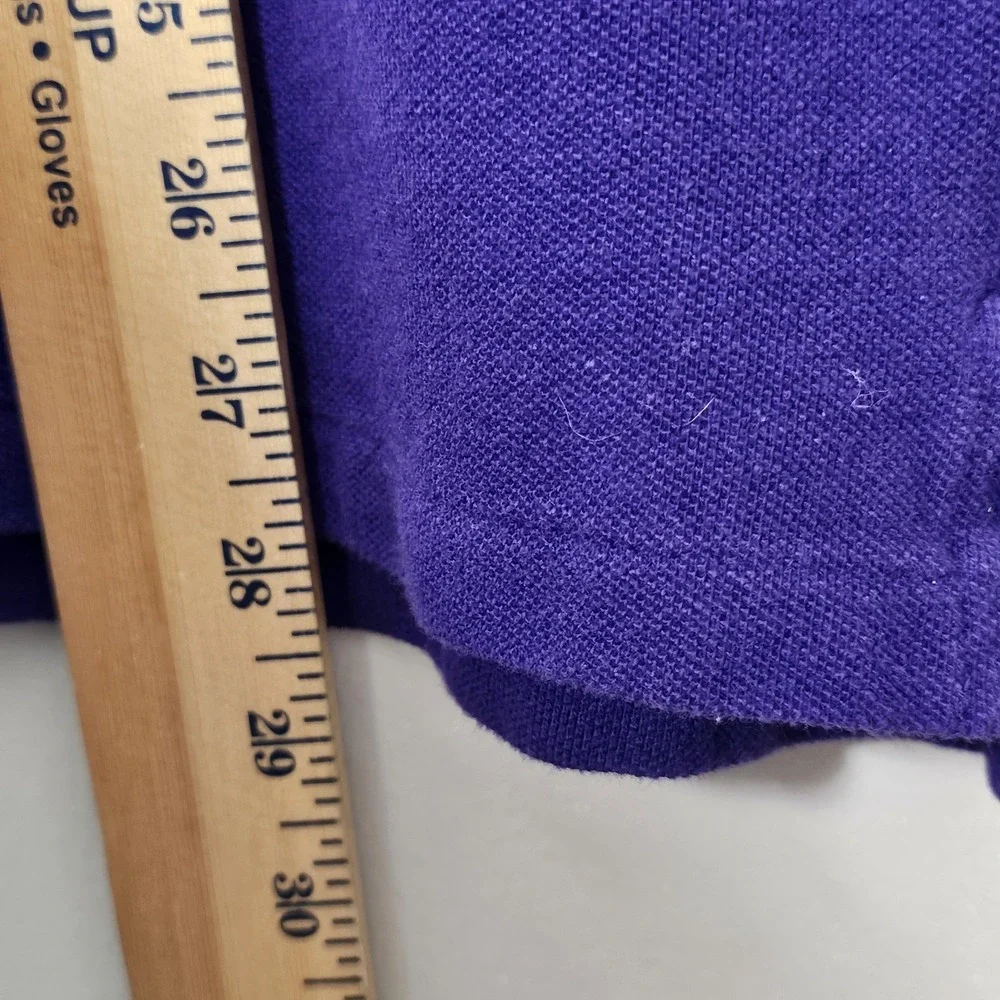 Polo Ralph Lauren Shirt Men's Size Large Big Pony New‎ York Crest Purple